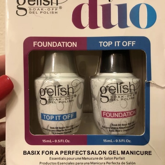 gelish Other - Gelish duo foundation snd top coat